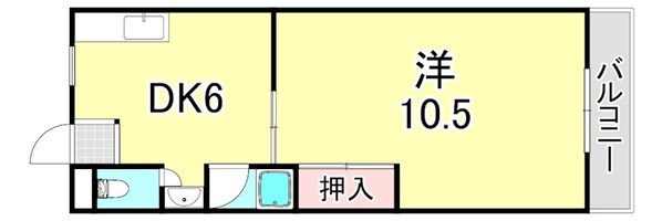 メゾンナカムラの物件間取画像